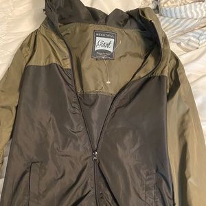 color block windbreaker